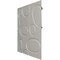 Ekena Millwork 19 5/8in. W x 19 5/8in. H Felix EnduraWall Decorative 3D Wall Panel Covers 2.67 Sq. Ft. WP20X20FEGCG - alternate 6